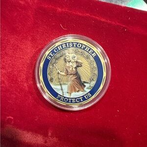 St. Christopher Protect Us Coin